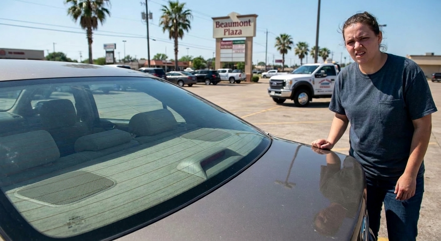 Locked keys in trunk in Beaumont - professional locksmith opening car trunk