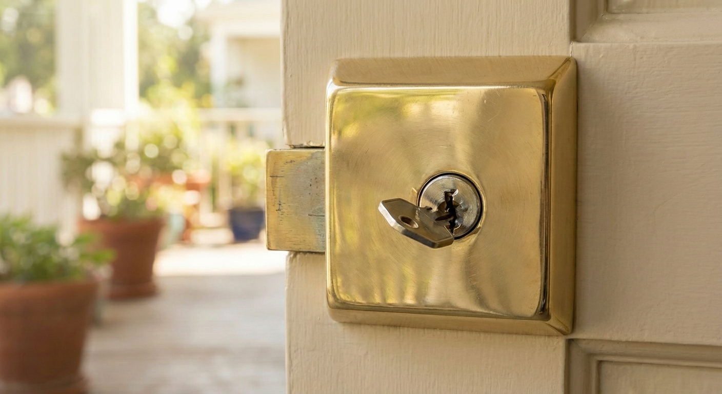 Lock making strange noises indicating need for repair in Beaumont home