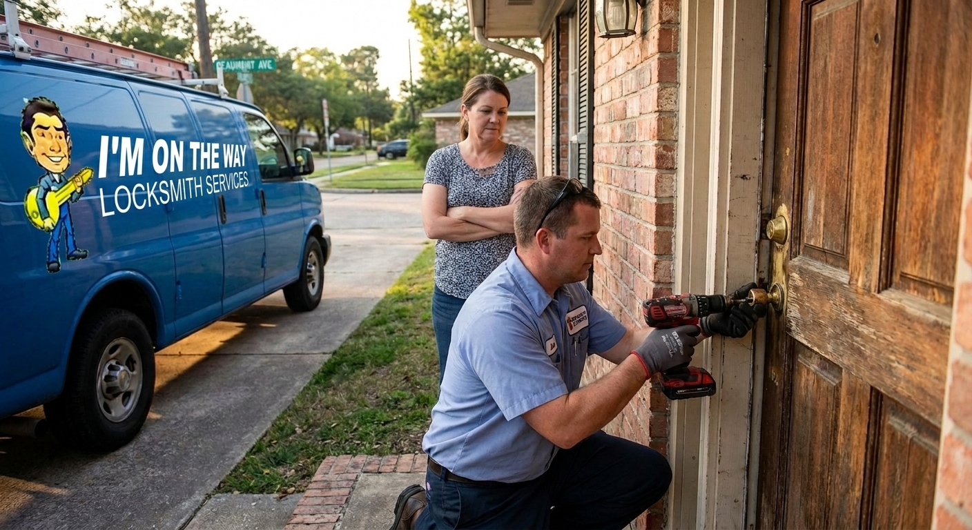 Replacing door locks in Beaumont for improved home and business security