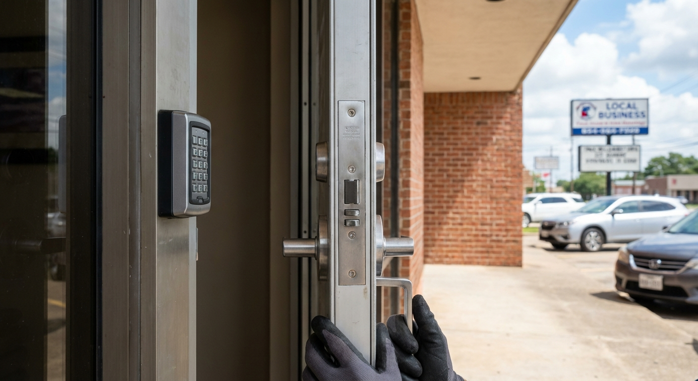 Upgrading commercial door hardware for better business security
